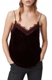 Noa Lace & Velvet Camisole at Nordstrom